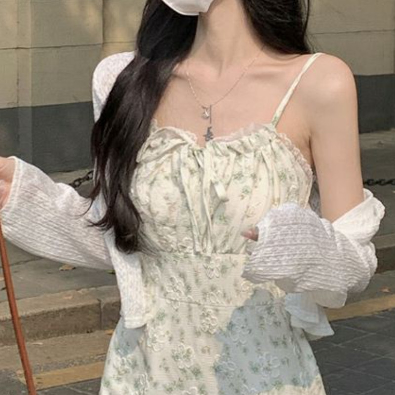 Kardigan otporan na sunce Ženski elegantni pletivi Ljetni odmor Vrećasti Vintage Ins Ležerni Mujer Ulična odjeća Moda Za sve vrste 2023. Novo