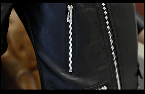 Kožna jakna, muška nova uska odjeća za jesen i zimu 2023., kaput