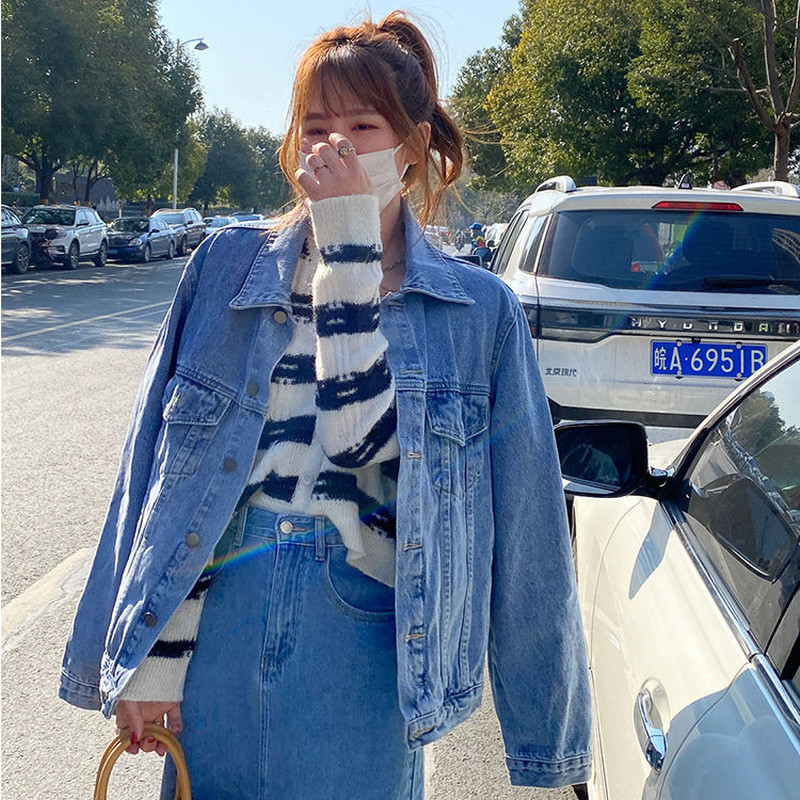 Kardigan Ženska prugasta pletenina Jednostavna studentska sveučilišna dnevna majica s V-izrezom Ženstvena Hipster preppy stila Slatki ženski pulover Sve vrste