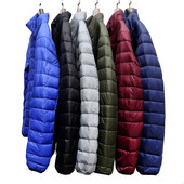 Meeste talvemantel Moodne krae 90% valge pardi sulejoped Ultrakerge sulejope Kaasaskantav Slim Down Parka Plus Suurus 4XL 5XL