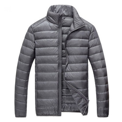 Meeste talvemantel Moodne krae 90% valge pardi sulejoped Ultrakerge sulejope Kaasaskantav Slim Down Parka Plus Suurus 4XL 5XL