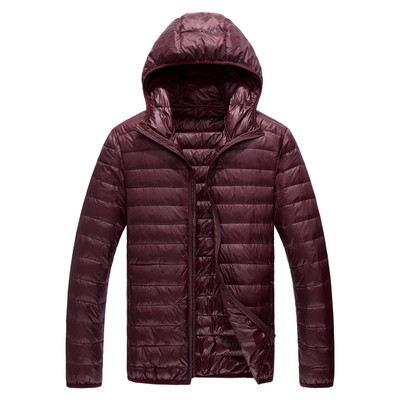 Meeste talvemantel Moodne krae 90% valge pardi sulejoped Ultrakerge sulejope Kaasaskantav Slim Down Parka Plus Suurus 4XL 5XL
