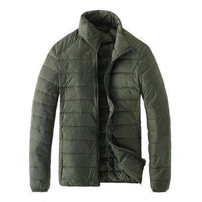 Meeste talvemantel Moodne krae 90% valge pardi sulejoped Ultrakerge sulejope Kaasaskantav Slim Down Parka Plus Suurus 4XL 5XL