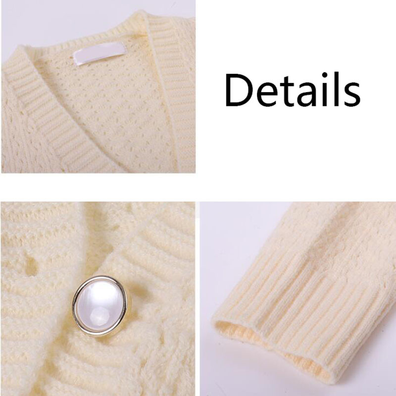 Ženski kardigan, jednobojni, skraćeni, nježni, jednostavni, za slobodno vrijeme, u 3 boje, fakultetsko proljeće, popularni udobni široki ženstveni džemper Ulzzang