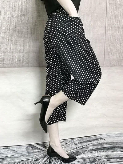 Ženske ljetne hlače od umjetne pamučne svile, široke hlače za plažu s tankim printom, kućne meke pidžame, ležerne hlače širokih nogavica, ženske XL