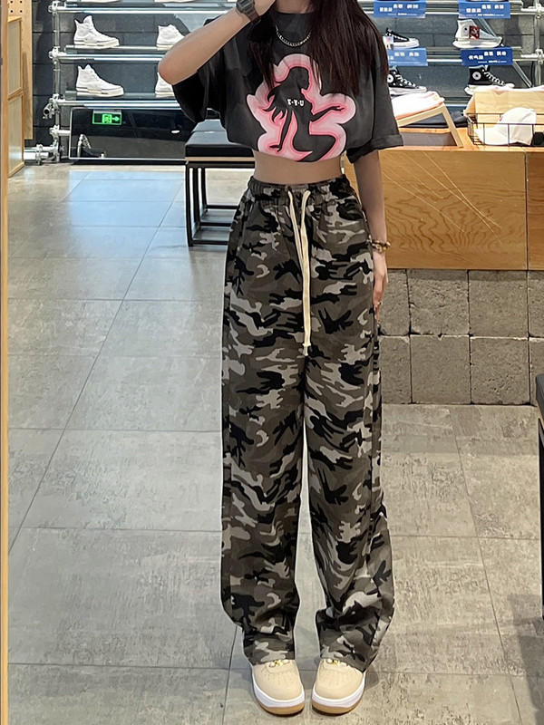 Kvalitetne pamučne vojne maskirne hlače velike veličine Žene Muškarci Proljeće Ljeto Jesen Vruće široke hlače Jeftine veleprodaja