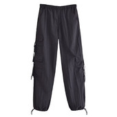 Najlonske hlače s padobranom Ženske modne Carogo hlače za trčanje Ležerne s visokim elastičnim strukom Ženski šik ženski kroj čizama 2023 Novo
