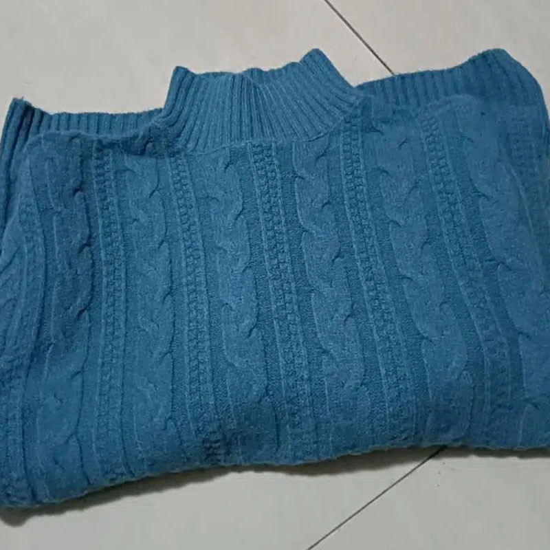 Moteriškas megztinis su briaunomis ruduoliu, žieminis, storas megztinis laisvas laisvalaikis ilgomis rankovėmis, šiltas megztinis su minkštu dugnu