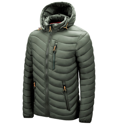 Meeste uus sügistalvine soe veekindel Parkas jope meeste kapuutsiga vabaaja välirõivad eemaldatav müts, komplektid Parkas mantel meestele