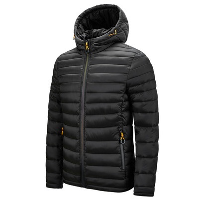 Meeste uus sügistalvine soe veekindel Parkas jope meeste kapuutsiga vabaaja välirõivad eemaldatav müts, komplektid Parkas mantel meestele