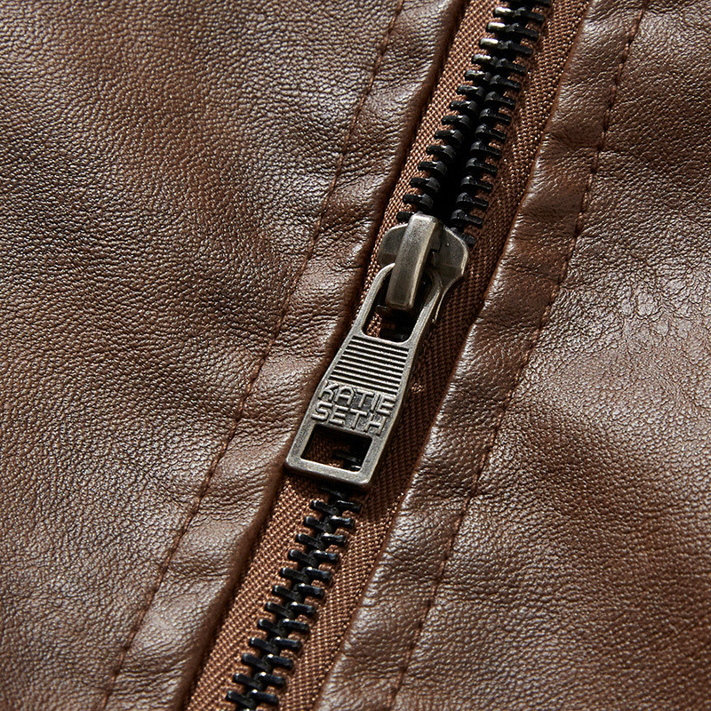 Pu τζάκετ Ανδρικό Χοντρό ζεστό Military Bomber Tactical Δερμάτινα μπουφάν Ανδρικά ρούχα από φλις γούνινο γιακά Αντρικό παλτό 6XL