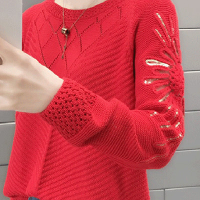 Γυναικεία πουλόβερ σε κορεατικό στυλ Lucyever 2023 Μόδα άνοιξη 2023 Πλεκτό πουλόβερ Γυναικείο κοντό φαρδύ γυναικείο μπλουζάκι