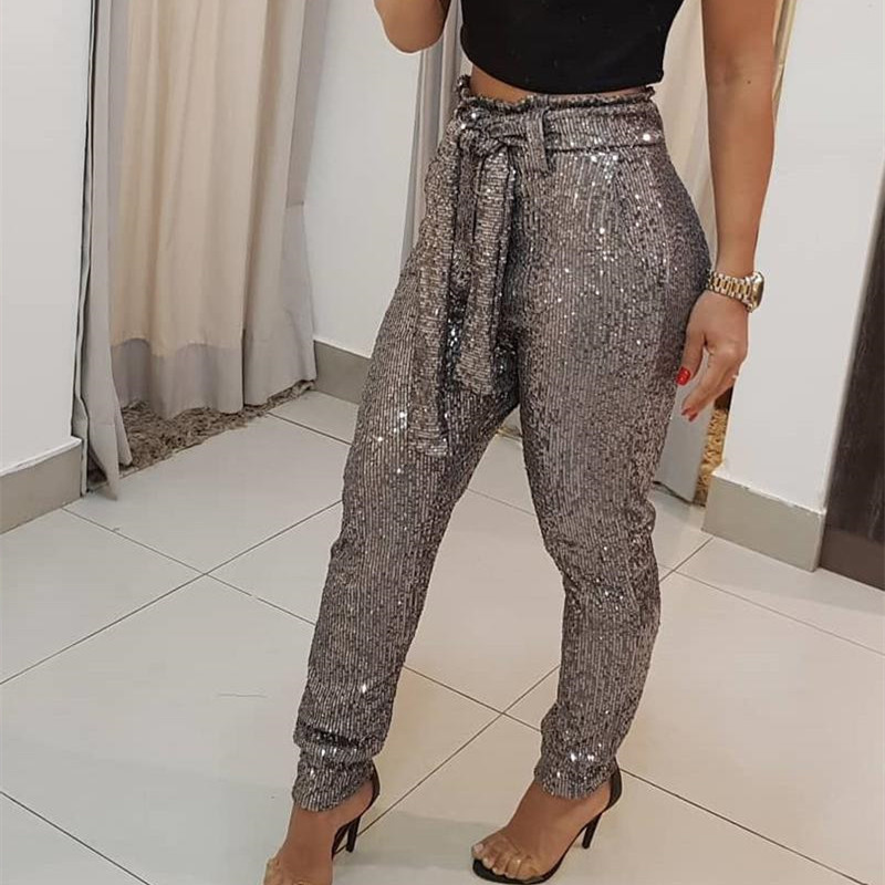 Nove ženske hlače za 2022. haroun hlače pencil hlače gaćice sa šljokicama modni model