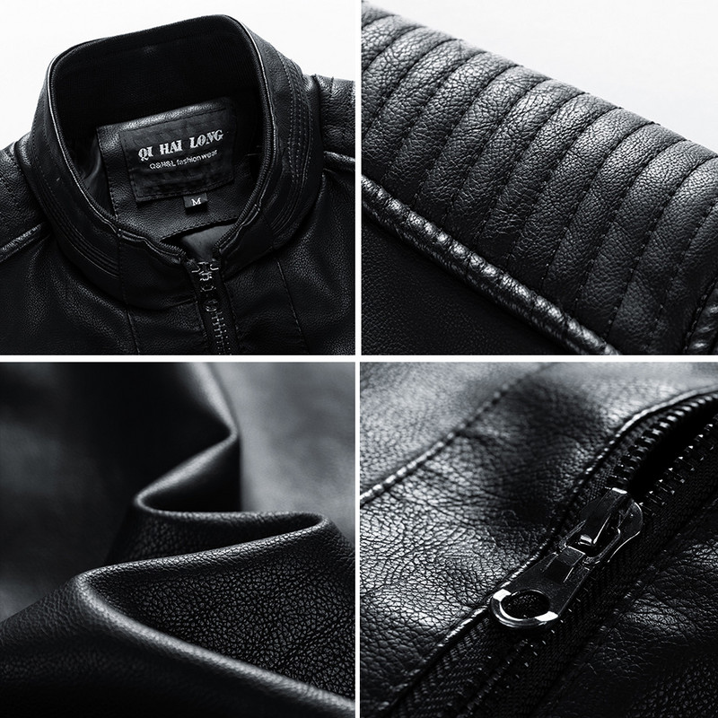 Muška zimska jakna od debele kože od flisa, jesen 2022., nova, ležerna, vintage motociklistička jakna za bicikliste, muška brendirana PU jakna, muškarci