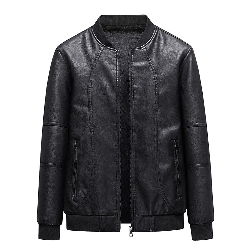 Ανδρικό τζάκετ Φθινόπωρο Νέα Άνοιξη Φθινόπωρο Μαλακό Δερμάτινο Μπουφάν για Ανδρικά Ρούχα Μακρυμάνικα Παλτό Μόδα Κορεατικού Στυλ Slim Fit Ρούχα
