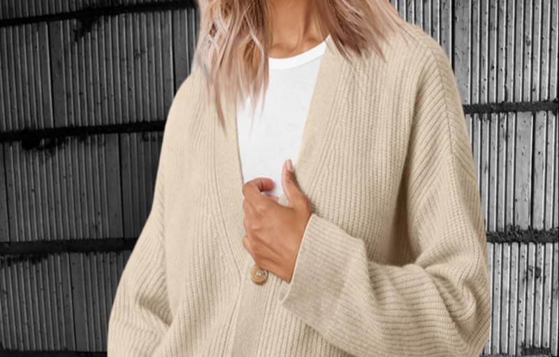 Khakivärvi kardigan kootud kampsun Naiste kevad-sügis lühike pehme kakivärvi lahtine mantel Off valge pikk kootud jakk Kardigan tänavariided