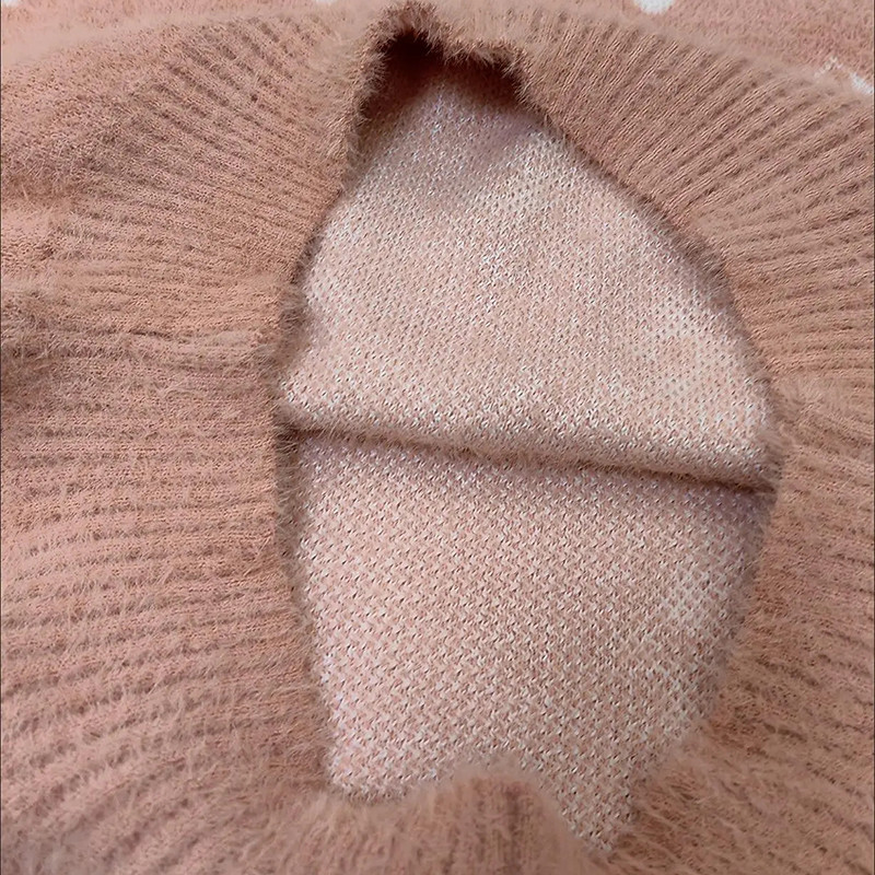 Sügistalvine poolkõrge kraega lilleprinteriga sviiter naiste Korea moe pluss sametine soe kootud kampsun Uued kampsunid