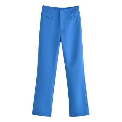 NORPOJIN Γυναικείο Παντελόνι Ψηλόμεσο Flare Leg 6 Χρωμάτων Παντελόνι Γυναικείο Κομψό Γυναικείο Επίσημο Παντελόνι 2022 Νέο