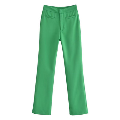 NORPOJIN Γυναικείο Παντελόνι Ψηλόμεσο Flare Leg 6 Χρωμάτων Παντελόνι Γυναικείο Κομψό Γυναικείο Επίσημο Παντελόνι 2022 Νέο