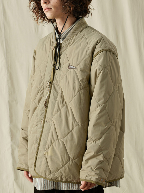 Ανδρικό μπουφάν Φθινόπωρο με επένδυση Χειμώνας Καπιτονέ βαμβακερό παχύρρευστο πάρκα με στριφογυριστό γιακά Παλτό Πουφερ Μπουφάν Φαρδιά Εξωτερικά Ενδύματα