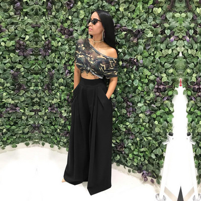 Καλοκαίρι 2022 Streetwear Γυναικεία Μόδα Προσωπικότητα Τάση Φαρδύ παντελόνι με φαρδύ πόδι Φαρδύ casual γυναικείο παντελόνι