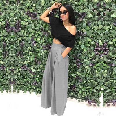 Καλοκαίρι 2022 Streetwear Γυναικεία Μόδα Προσωπικότητα Τάση Φαρδύ παντελόνι με φαρδύ πόδι Φαρδύ casual γυναικείο παντελόνι