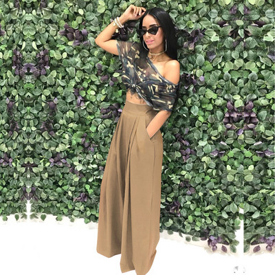 Καλοκαίρι 2022 Streetwear Γυναικεία Μόδα Προσωπικότητα Τάση Φαρδύ παντελόνι με φαρδύ πόδι Φαρδύ casual γυναικείο παντελόνι