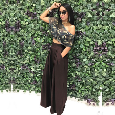 Καλοκαίρι 2022 Streetwear Γυναικεία Μόδα Προσωπικότητα Τάση Φαρδύ παντελόνι με φαρδύ πόδι Φαρδύ casual γυναικείο παντελόνι