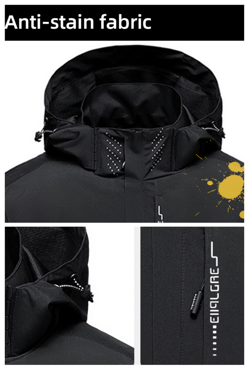 Το πιο πρόσφατο καλοκαιρινό και ανοιξιάτικο ανδρικό μπουφάν Ζεστό αδιάβροχο αντιανεμικό πανωφόρι Windbreaker Outdoor Motocycle Sport Coat Ρούχα