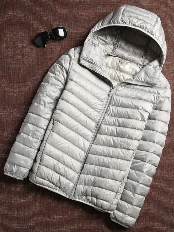 Kevadine sügismoe bränd Ultra kerge pardi sulejope Meeste Korea tänavarõivad, sulgedega mantel kapuutsiga sulejope, soojad meeste riided