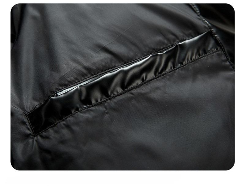 Λευκό Duck Down Parkas Ανδρική Μόδα Μαύρο Ασημί Χρυσό Γυαλιστερό Χοντρό Χειμώνα Πουφερ Μπουφάν Αδιάβροχο Ανδρικό πουπουλένιο Ζεστό Παλτό