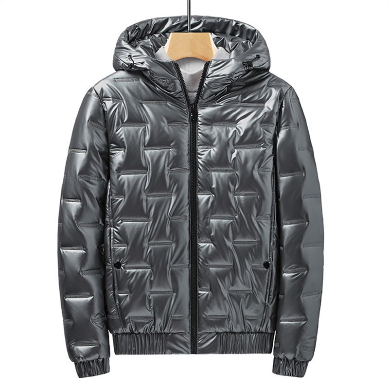 Ανδρικό χειμωνιάτικο μπουφάν Duck Down Parkas Ανδρικό μπουφάν Χοντρό ζεστό χιόνι Πάρκα Αποσπώμενο πανωφόρι με κουκούλα Αντιανεμικό Ζεστά παλτόZA442