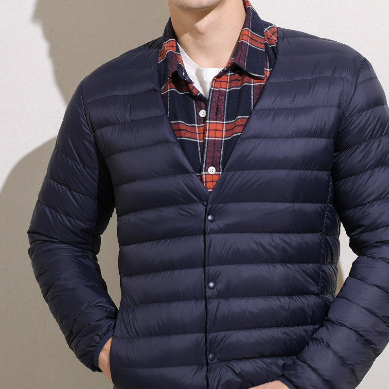 NewBang Matt ύφασμα εξαιρετικά ελαφρύ πουπουλένιο ανδρικό τζάκετ ανδρικό πουπουλένιο λεπτό αντιανεμικό φορητό ελαφρύ παλτό με λαιμόκοψη Ζεστή επένδυση