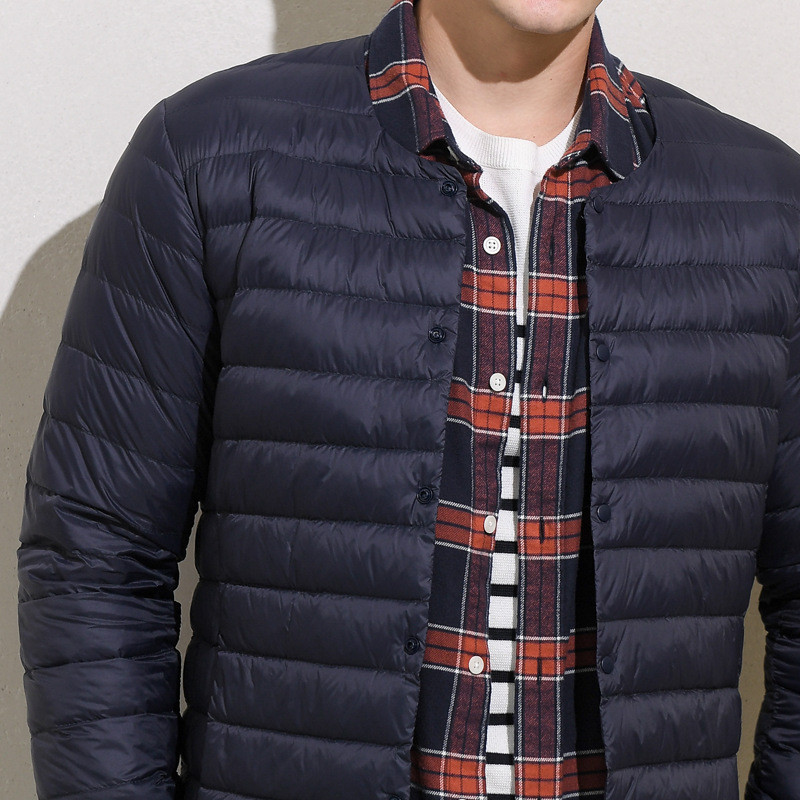 NewBang Matt ύφασμα εξαιρετικά ελαφρύ πουπουλένιο ανδρικό τζάκετ ανδρικό πουπουλένιο λεπτό αντιανεμικό φορητό ελαφρύ παλτό με λαιμόκοψη Ζεστή επένδυση