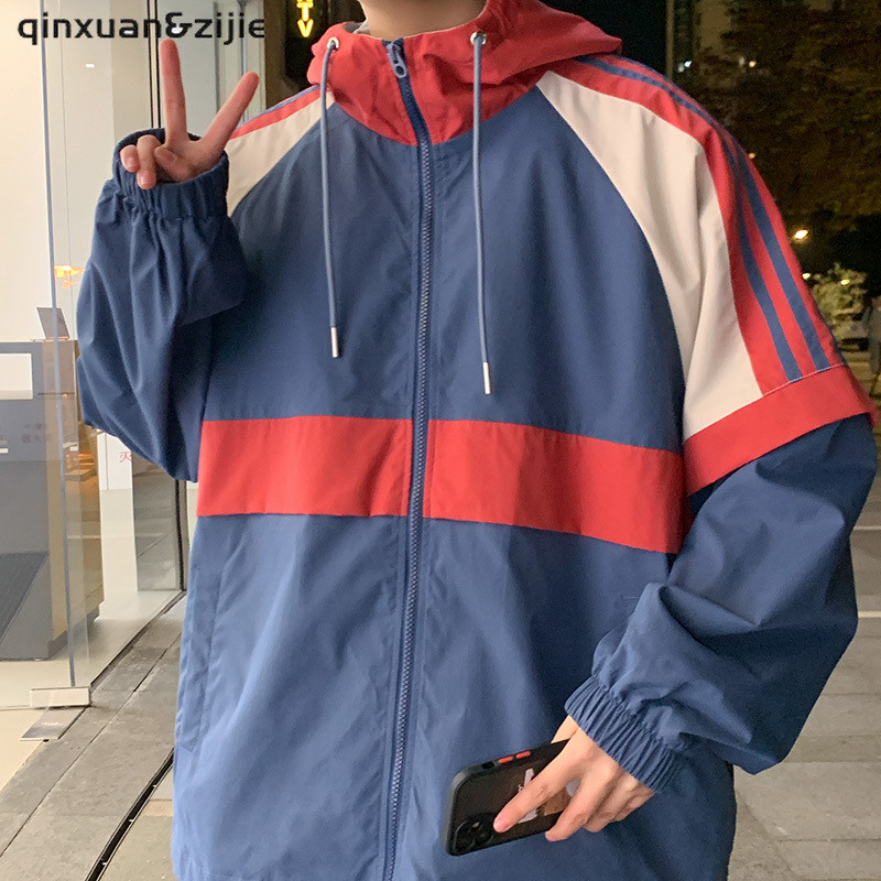 Ανδρικά μπουφάν Ανεμοδράστη Ζακέτα Ανδρικό Νέο Ιαπωνικό Στιλ Techwear με κουκούλα με κουκούλα Casual ρούχα Φθινόπωρο 2021 Dropshipping