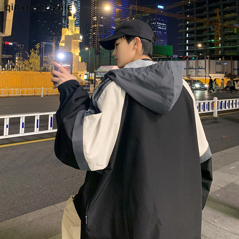 Ανδρικά μπουφάν Ανεμοδράστη Ζακέτα Ανδρικό Νέο Ιαπωνικό Στιλ Techwear με κουκούλα με κουκούλα Casual ρούχα Φθινόπωρο 2021 Dropshipping