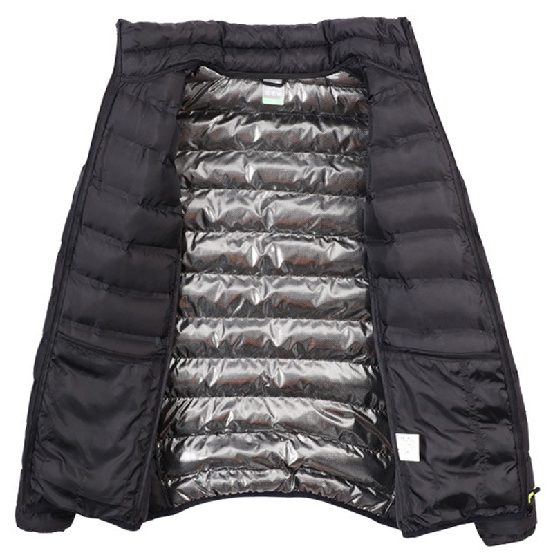 Iarnă Bărbați Parka ușoară Îmbrăcăminte din bumbac căptușită Palton cald Îmbrăcăminte de stradă Îmbrăcăminte sportivă Ocazional bărbați subțire cu fermoar pardesiu Jachete