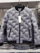 Мъжко пролетно яке 90% патешки пух Ултра лека бейзболна яка Мека материя Безшевно горно облекло Палто