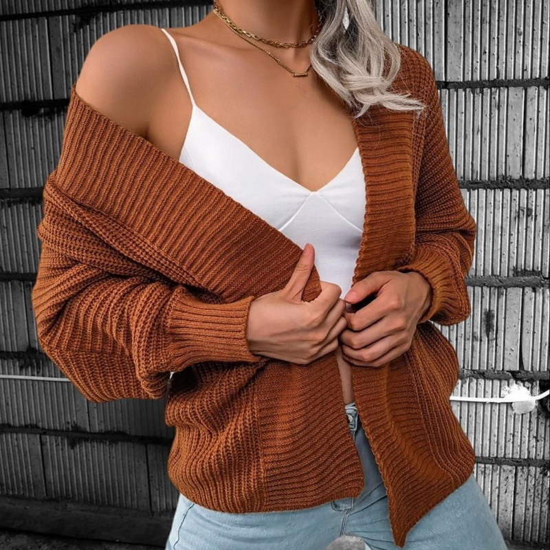 Vintage silmkoeline kampsun naiste taskud 2023 roheline kevad sügis, talvine kohv džemper Välisrõivad kampsunid Y2k kampsun mantel jakk