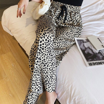 2023 Άνοιξη Φθινόπωρο Γυναικεία λεοπάρ στάμπες casual παντελόνι Νέα μόδα καυτές πωλήσεις Ψηλόμεση streetwear Γυναικείο φαρδύ παντελόνι