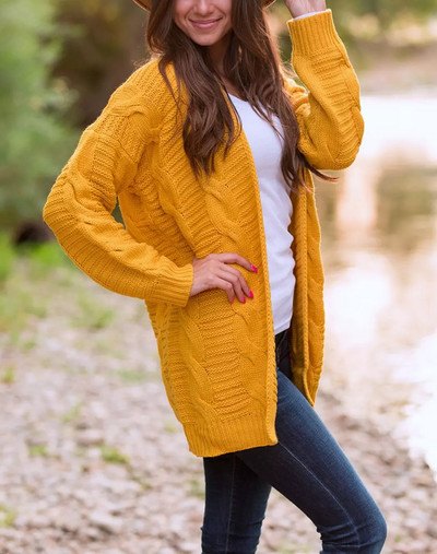 Ζακέτα Γυναικεία Λευκή Φθινοπωρινή Παλτό Χειμώνας Άνοιξη Χνουδωτό πουλόβερ πουλόβερ Μακρυμάνικα Πουλόβερ Ροζ Y2k Φαρδιά Μπλουζάκια Κοντό πουλόβερ