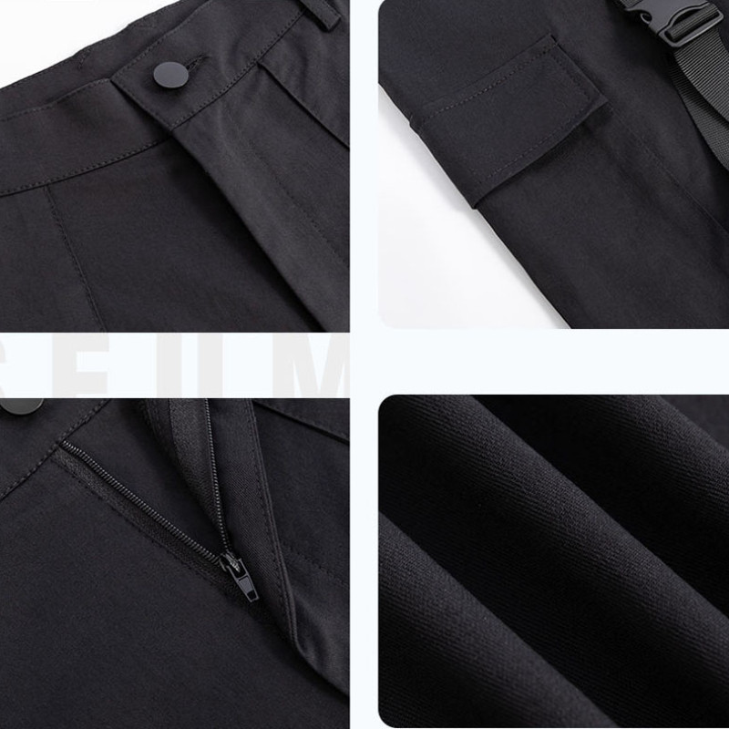 American Hiphop Tasku tööriiete püksid Ins Street Vibe lahtised sirge jalaga vabaaja püksid Trendikas retrostiilis naiste püksid