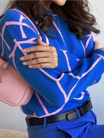 Μόδα μπλουζάκια 2023 Γυναικεία Κορεάτικα Φθινοπωρινά Χειμώνας Νέα Μακρυμάνικα Κορυφαία Πουλόβερ Φαρδιά Casual Πλεκτό Πουλόβερ Υπερμεγέθη Γυναικεία πουλόβερ