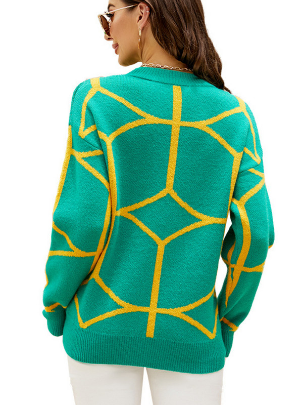 Μόδα μπλουζάκια 2023 Γυναικεία Κορεάτικα Φθινοπωρινά Χειμώνας Νέα Μακρυμάνικα Κορυφαία Πουλόβερ Φαρδιά Casual Πλεκτό Πουλόβερ Υπερμεγέθη Γυναικεία πουλόβερ