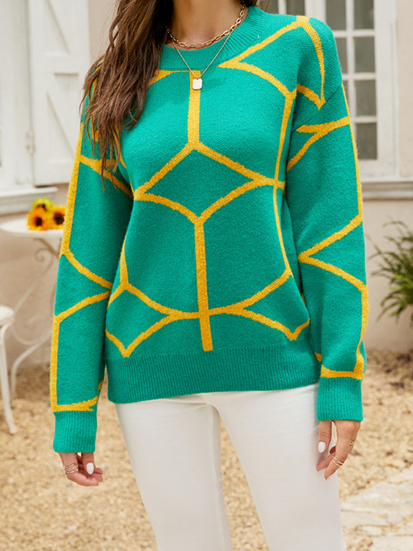 Μόδα μπλουζάκια 2023 Γυναικεία Κορεάτικα Φθινοπωρινά Χειμώνας Νέα Μακρυμάνικα Κορυφαία Πουλόβερ Φαρδιά Casual Πλεκτό Πουλόβερ Υπερμεγέθη Γυναικεία πουλόβερ