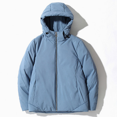 MRMT 2023 Ολοκαίνουργιο Leisure μονόχρωμο Χειμερινό σημείο Ζεστό συνηθισμένο νεανικό φερμουάρ Βαμβακερό γκρι πουπουλ Μπουφάν για άνδρες