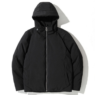 MRMT 2023 Ολοκαίνουργιο Leisure μονόχρωμο Χειμερινό σημείο Ζεστό συνηθισμένο νεανικό φερμουάρ Βαμβακερό γκρι πουπουλ Μπουφάν για άνδρες