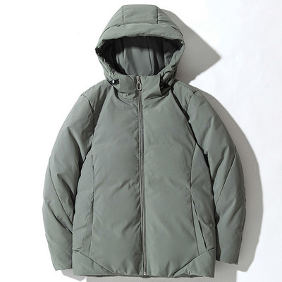 MRMT 2023 Ολοκαίνουργιο Leisure μονόχρωμο Χειμερινό σημείο Ζεστό συνηθισμένο νεανικό φερμουάρ Βαμβακερό γκρι πουπουλ Μπουφάν για άνδρες