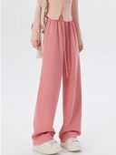 2023. aasta kevade vabaaja dressipüksid naiste puuvillased pikad laia säärega püksid püksid kõrge vöökohaga püksid korea stiilis