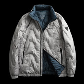 M-4xl Ανδρικό μπουφάν με λευκή πάπια Φθινοπωρινό Χειμερινό Αντρικό Παλτό Σταντ με φερμουάρ Γιακά Ανοιχτό Μονόχρωμο Εξωτερικά Ενδύματα Κορυφαία Ρούχα Hy158